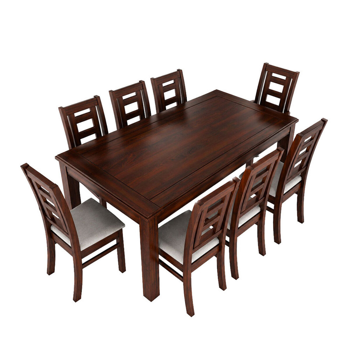 Juego de Comedor Muebles Hema Sevilla 8 Sillas Nogal