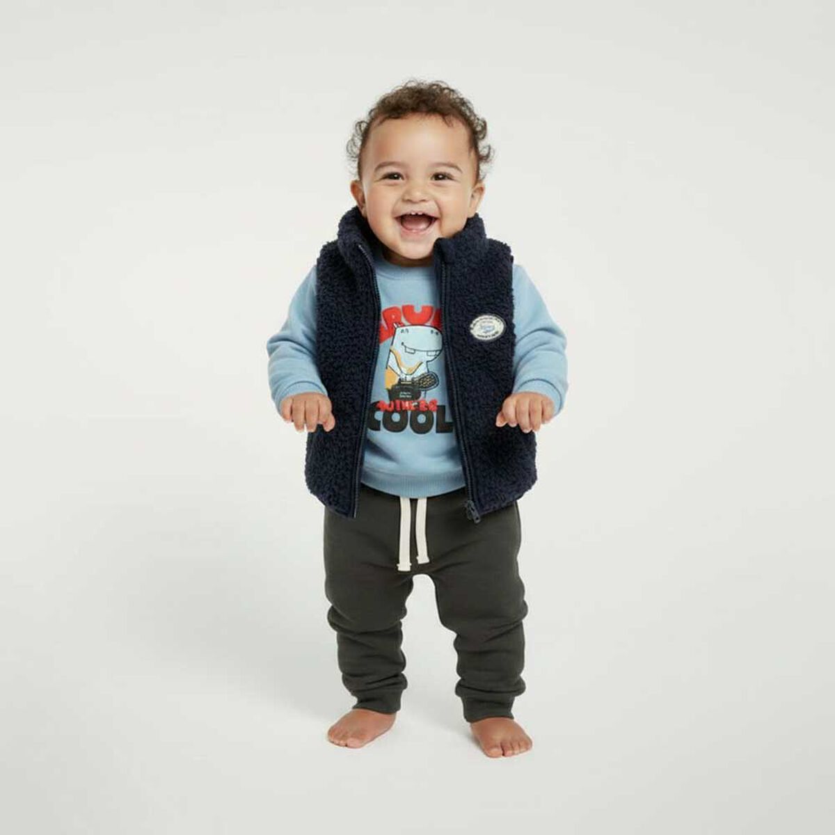 Chaqueta Sherpa sin Mangas Chess Baby