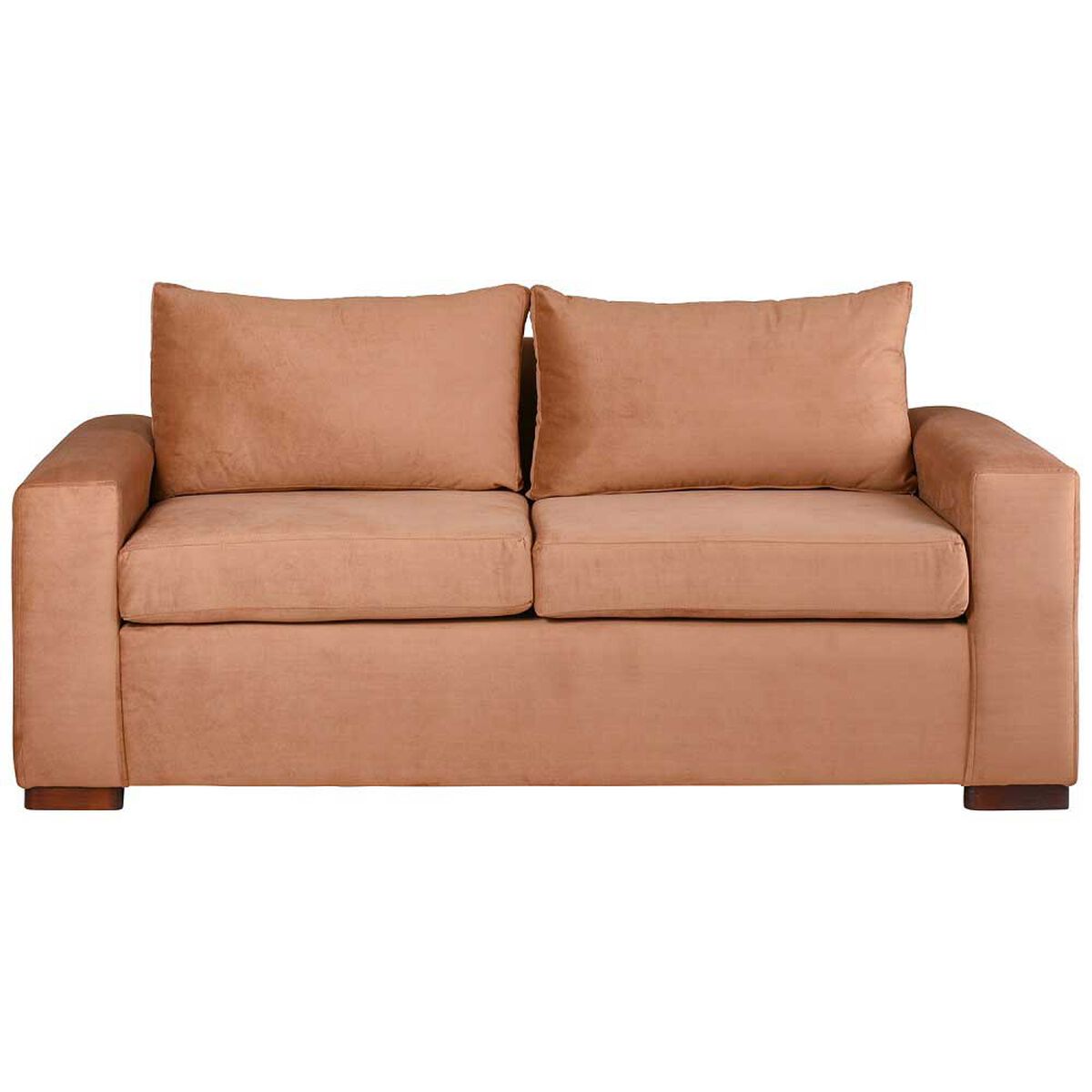 Sofá Muebles America Andrea 3 Cuerpos Tostado