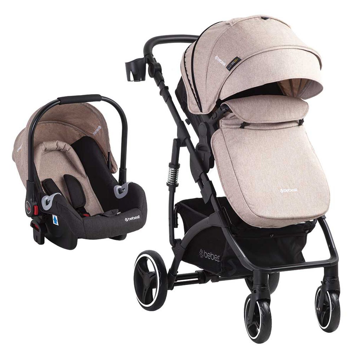 Coche Explorer Lx Beige Bebesit