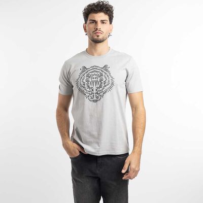 ZIBEL Polera Algodón Manga Corta Hombre Zibel