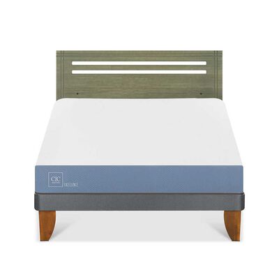 Cama Europea CIC 2 Plazas Excellence + Respaldo Munich Olivo