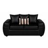 Sof&aacute; Elegant Detail New Houston 2 Cuerpos Negro