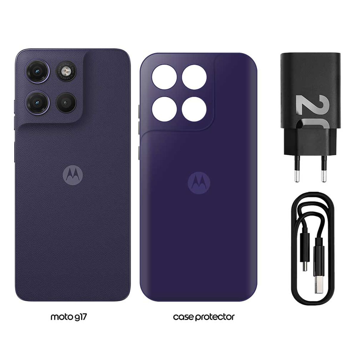 Smartphone Moto G17 4G 128 GB 6,72" Azul