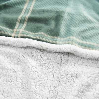 Imagen 2 del producto Frazada de Poliéster Mashini 1,5 Plazas Tartan Verde