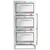 Horno Semi Industrial Ticgas 3 Cámaras Inox 65x65 Gas Licuado