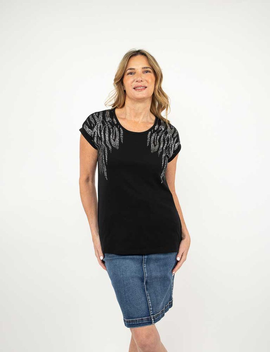 Polera Manga Corta Mujer Portman Club