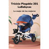 Triciclo Multifuncional Plegable Reclinable Rosado Lubabycas