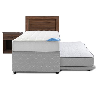 Imagen 2 del producto Diván Flex 1 Plaza Urbano  + Respaldo + Velador Asturia