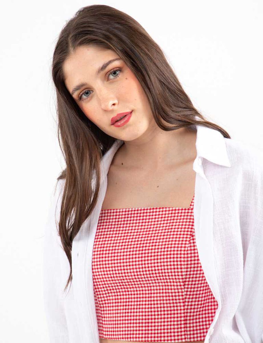 Blusa Algodón Manga Larga Mujer Icono
