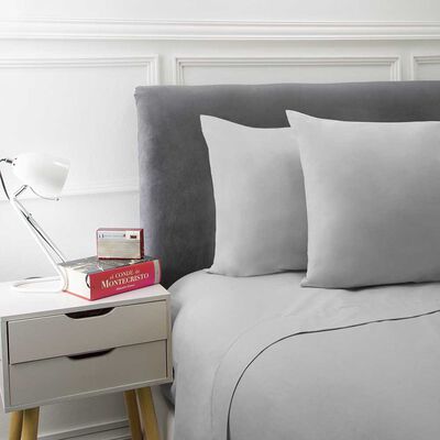 Imagen 2 del producto Juego de Sábanas Liso Casanova 144 Hilos King Gris