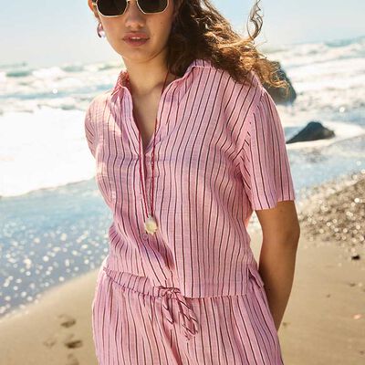 Blusa Manga Corta Mujer Icono