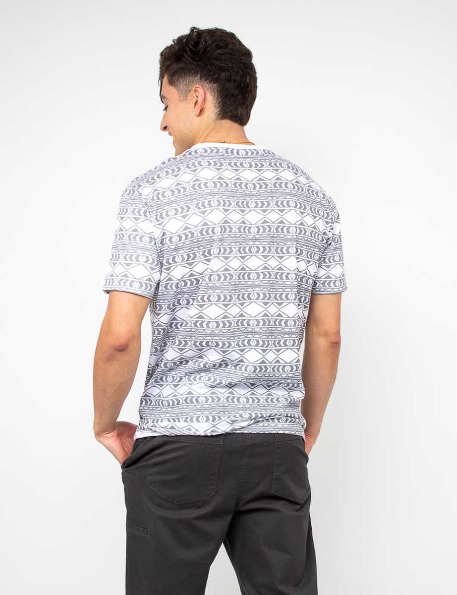 Polera Estampada Manga Corta Hombre Cutback