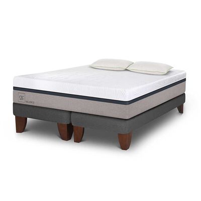 Imagen 2 del producto Cama Europea CIC Base Dividida 2 Plazas Balance + 2 Almohadas Da Advance Sleep