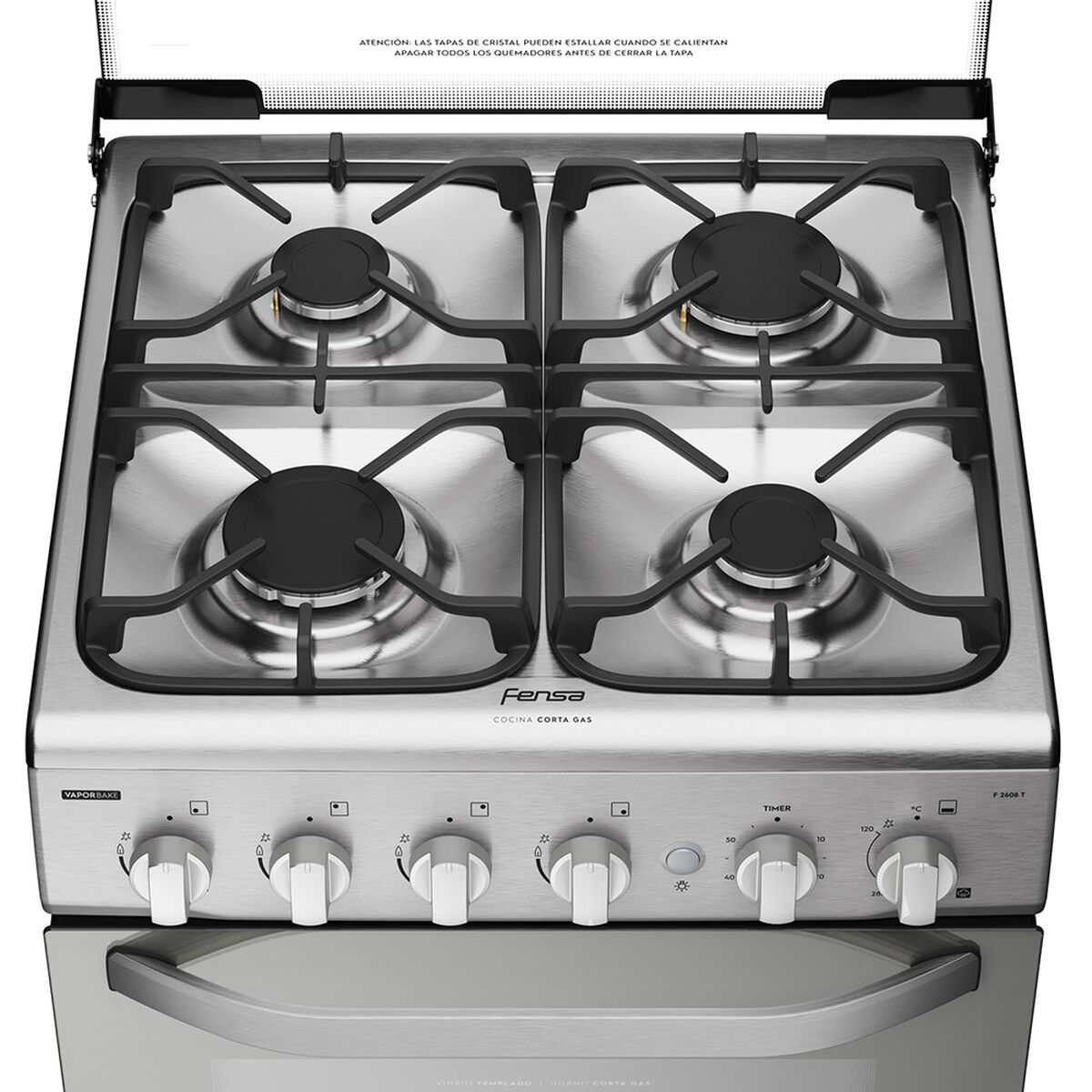 Cocina a Gas Fensa F 2608 T 4 Quemadores