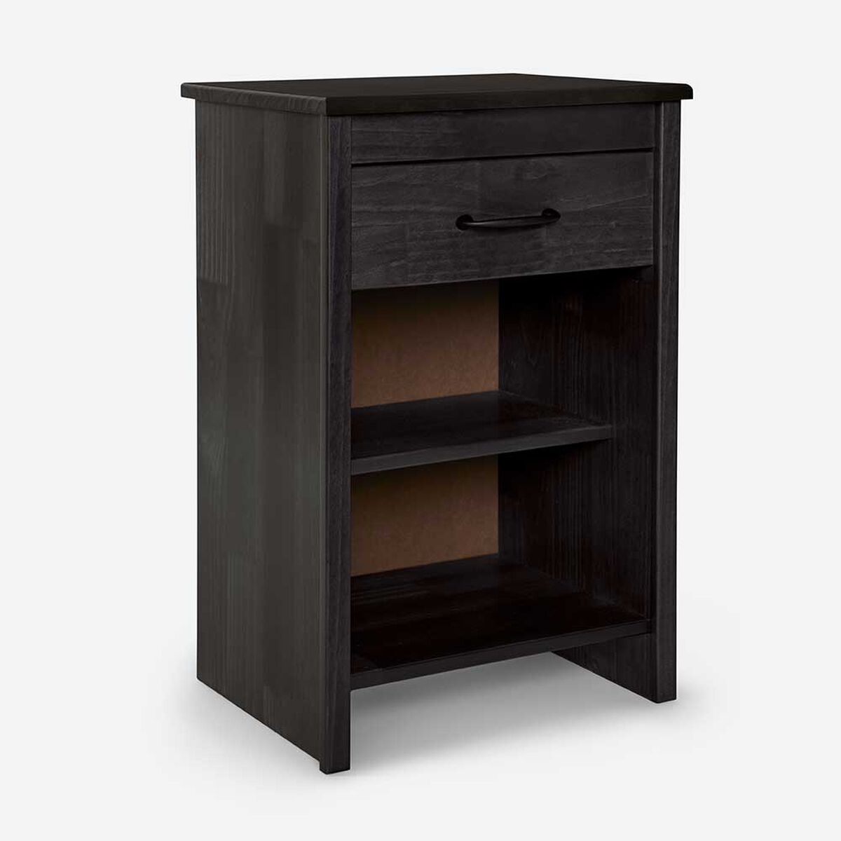 Cama Europea Rosen 1,5 Plazas Tempo + Respaldo + Velador Maurice Gris