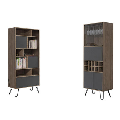 Imagen 2 del producto Biblioteca + Bar Alto  TuHome Vassel