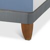 Cama Europea CIC 2 Plazas Excellence + Respaldo Gales Negro
