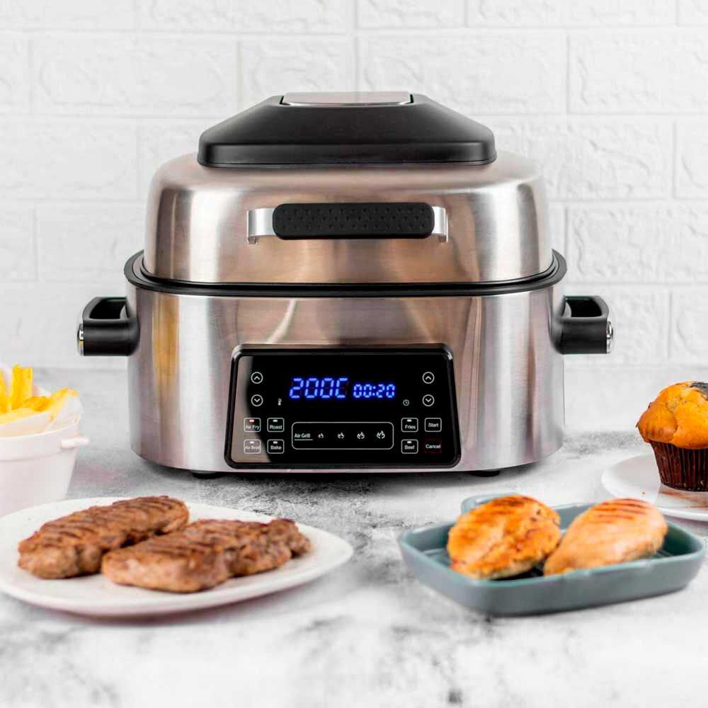 EasyWays Air Fryer Grill EWAF03 6 L Silver, foto 2