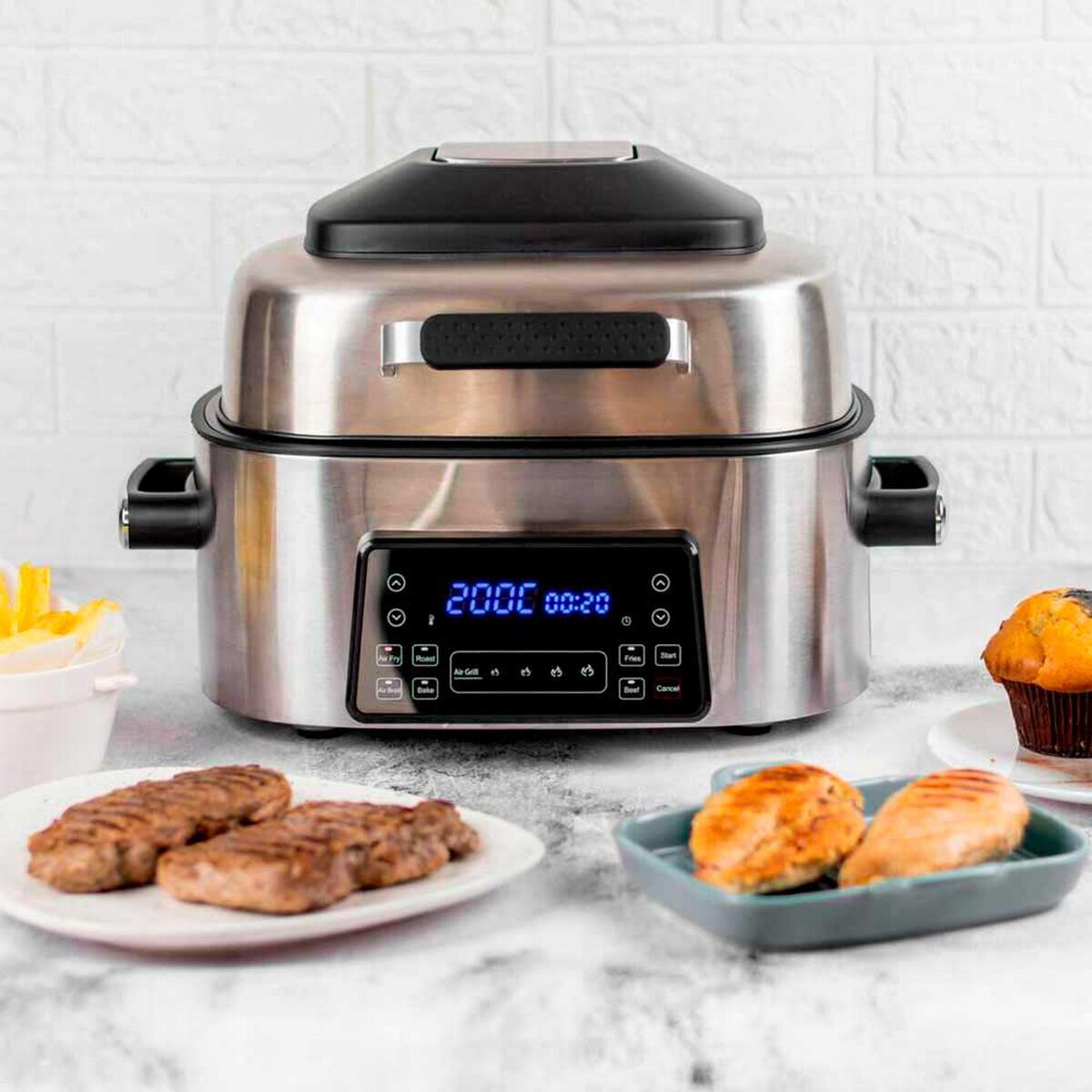 Freidora de Aire EasyWays Air Fryer Grill 6 lts.
