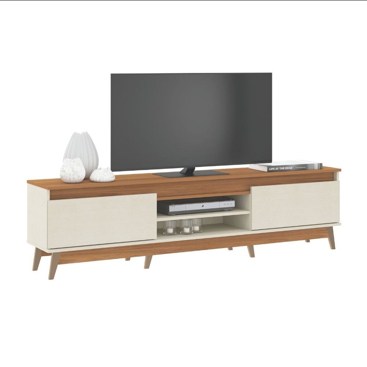 Rack TV Exit Texas Hasta 85" Beige Roble