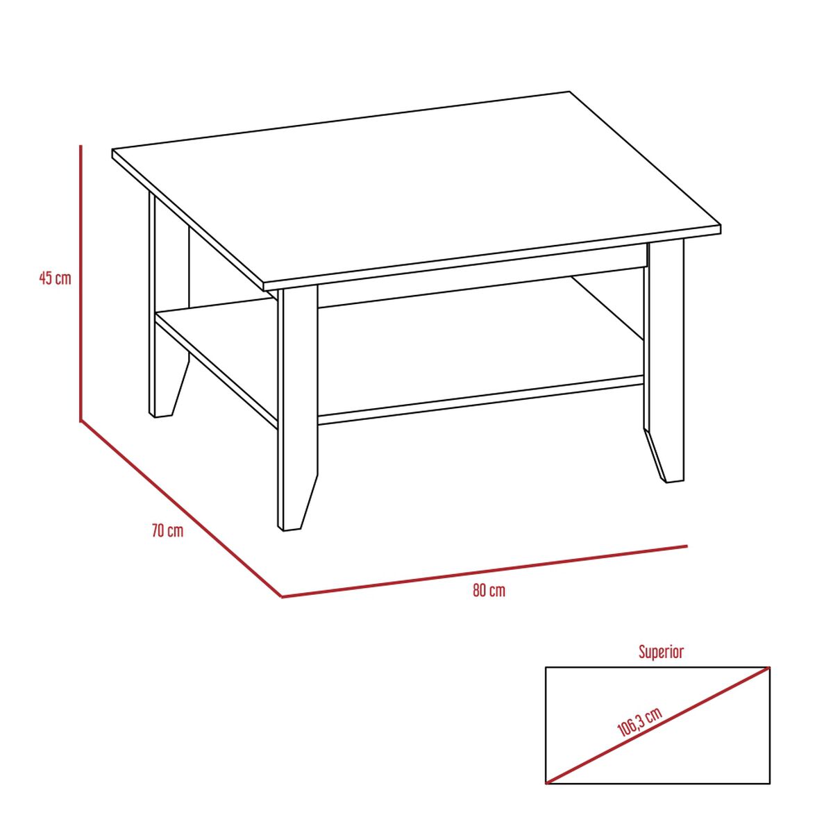 Mesa De Centro Essential