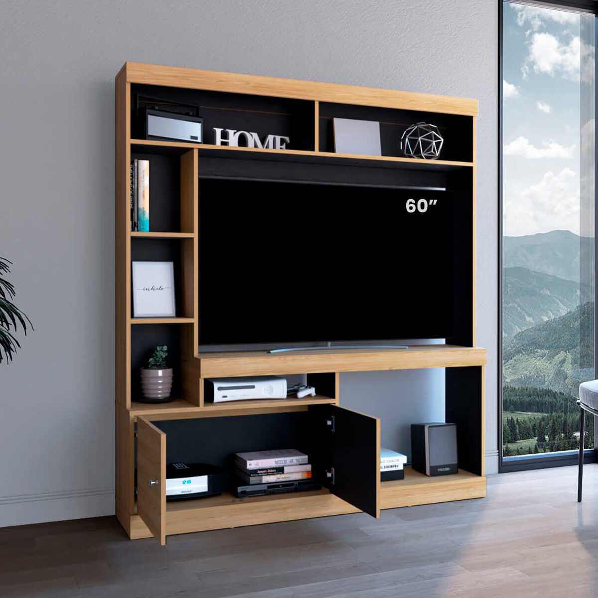 Estante TV TuHome Dante Hasta 65" Blanco