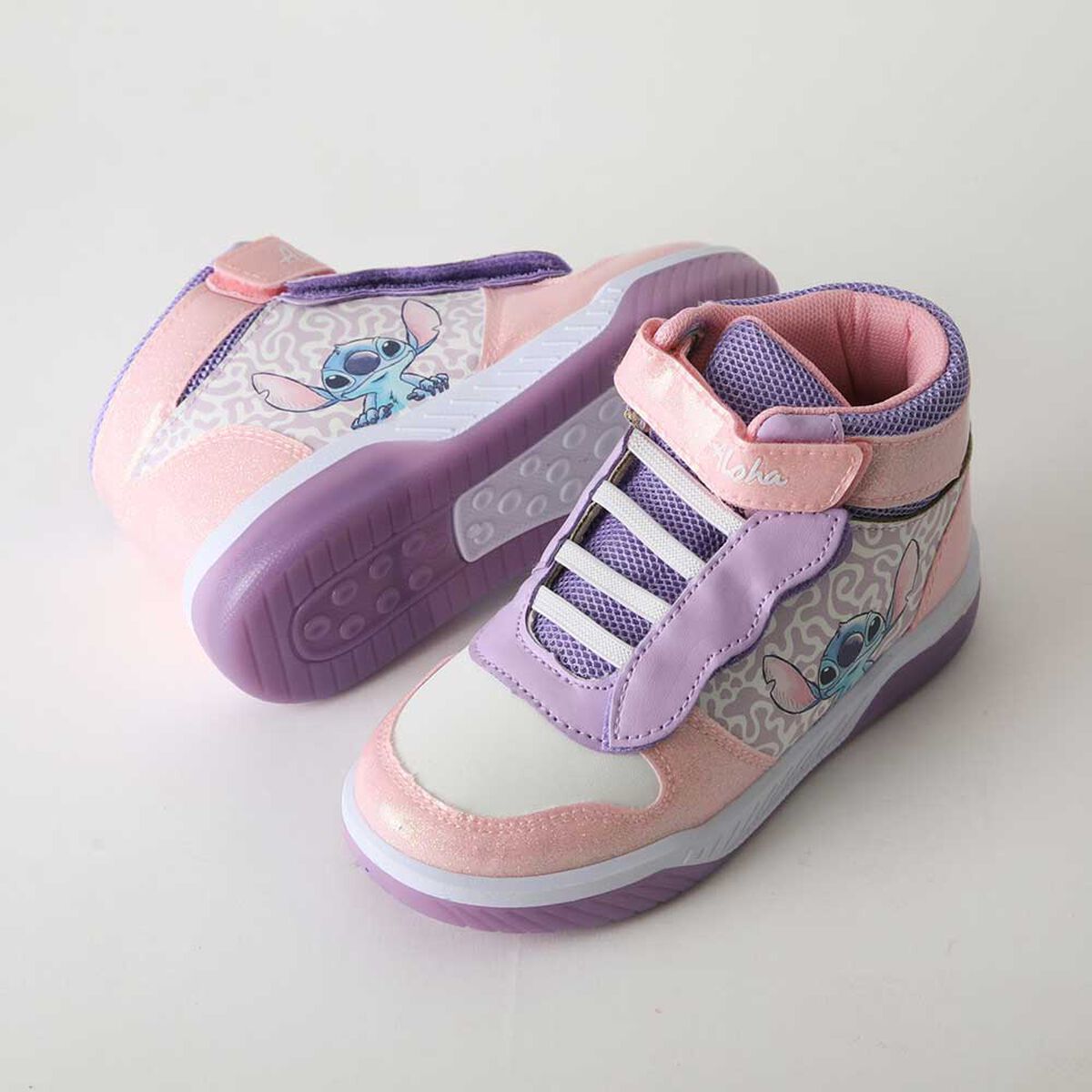 Zapatilla Con Luces Aloha Ni&ntilde;a Disney