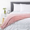 Manta Plush Dreams Liso Rosa