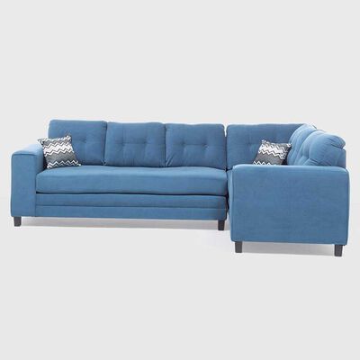 Imagen 1 del producto Sofá Seccional Derecho Living Factory Dubai 5 Cuerpos Azul Piedra