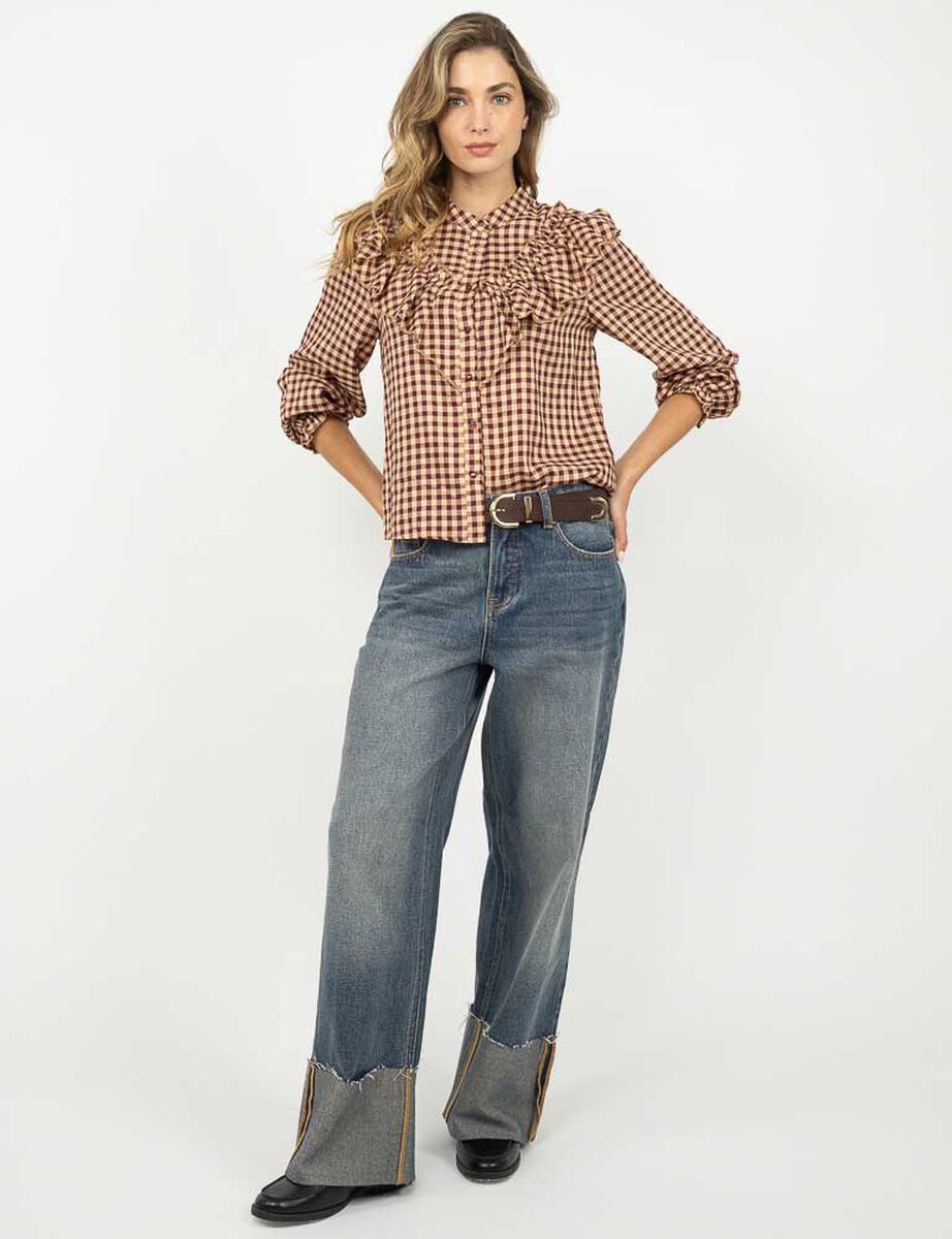 Blusa Manga Larga Mujer Zibel