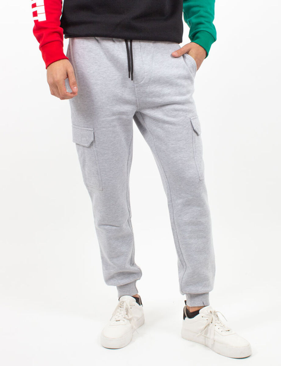 Pantalón de Buzo Cargo Jogger Hombre Icono