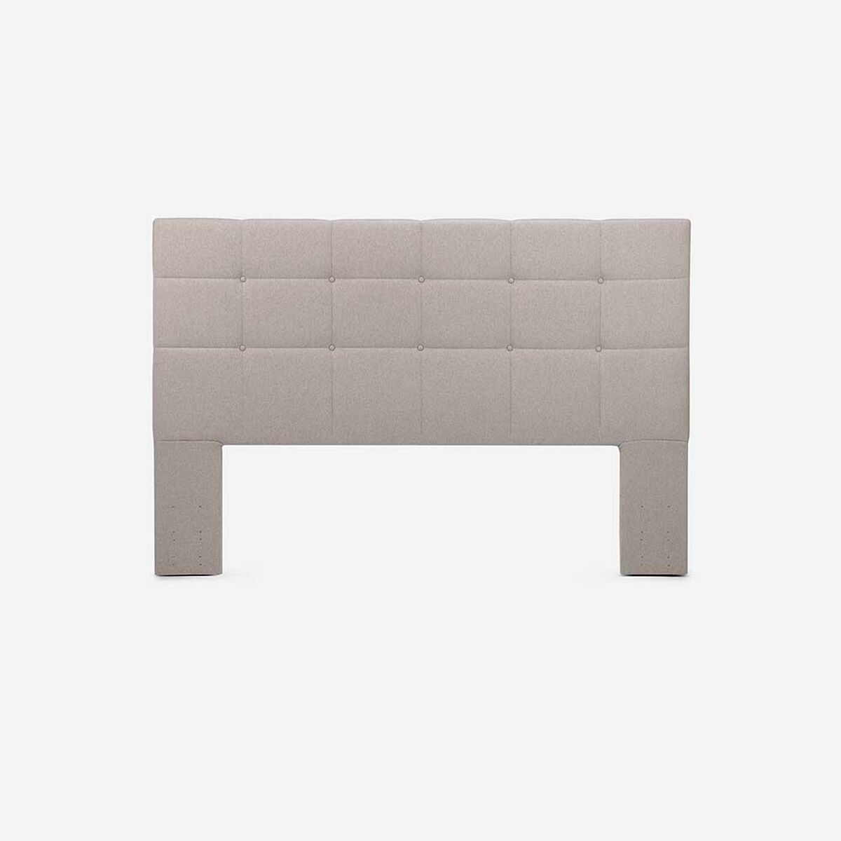 Cama Europea Rosen Base Dividida Súper King Tempo + Respaldo Issey Niebla
