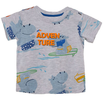 Imagen 1 del producto Polera Manga Corta Chess Baby Azul Claro, Gris, Menta