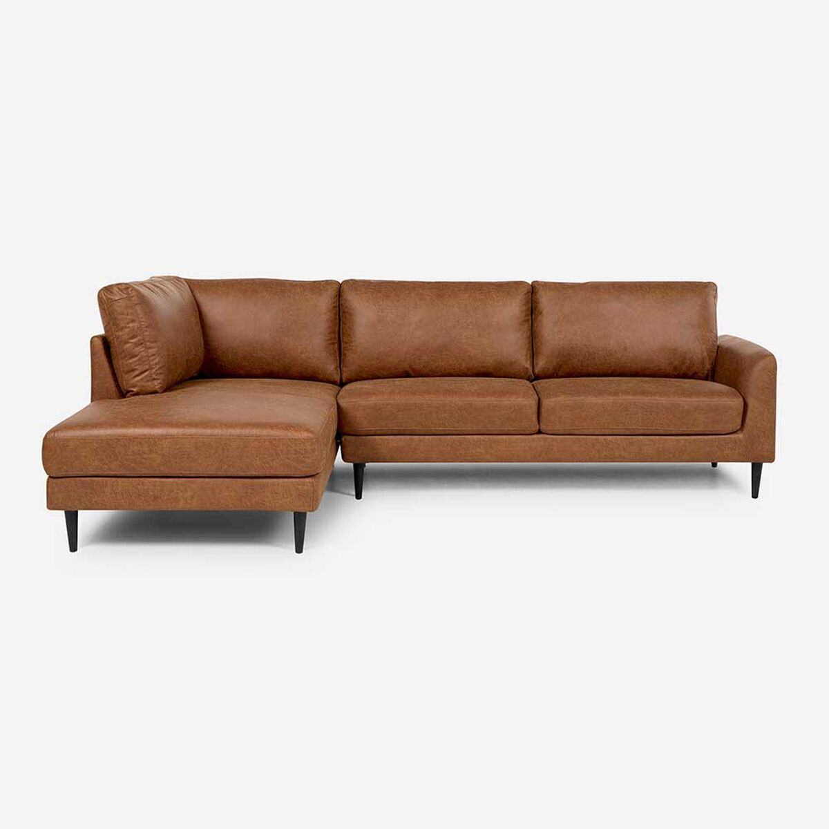 Sofá Seccional Izquierdo Rosen Adana 3 Cuerpos Camel