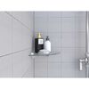 Repisa para Baño TuHome Esquinera Cristal