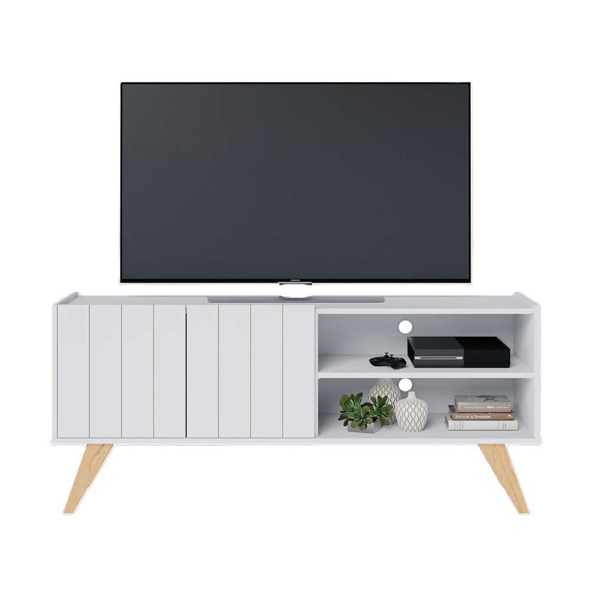 Rack TV Space Altavision Hasta 55" Blanco