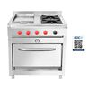 Cocina Industrial a Gas Ticgas 4 Platos Gas Licuado