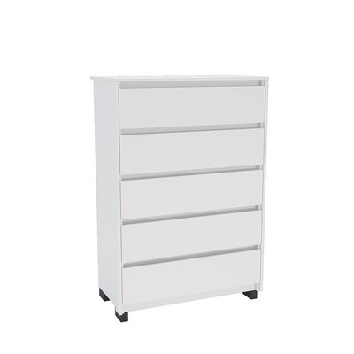 Cómoda Vekkahome Coimbra 5 Cajones Blanco