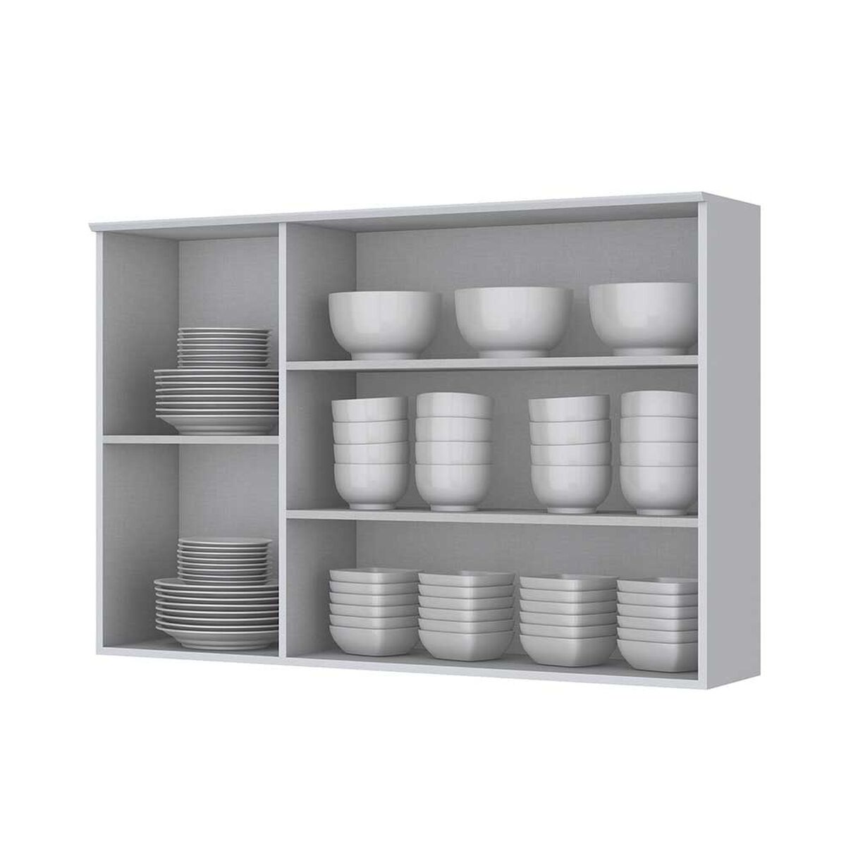 Mueble de Cocina Aereo Home Mobili Tulum 3 Puertas Blanco