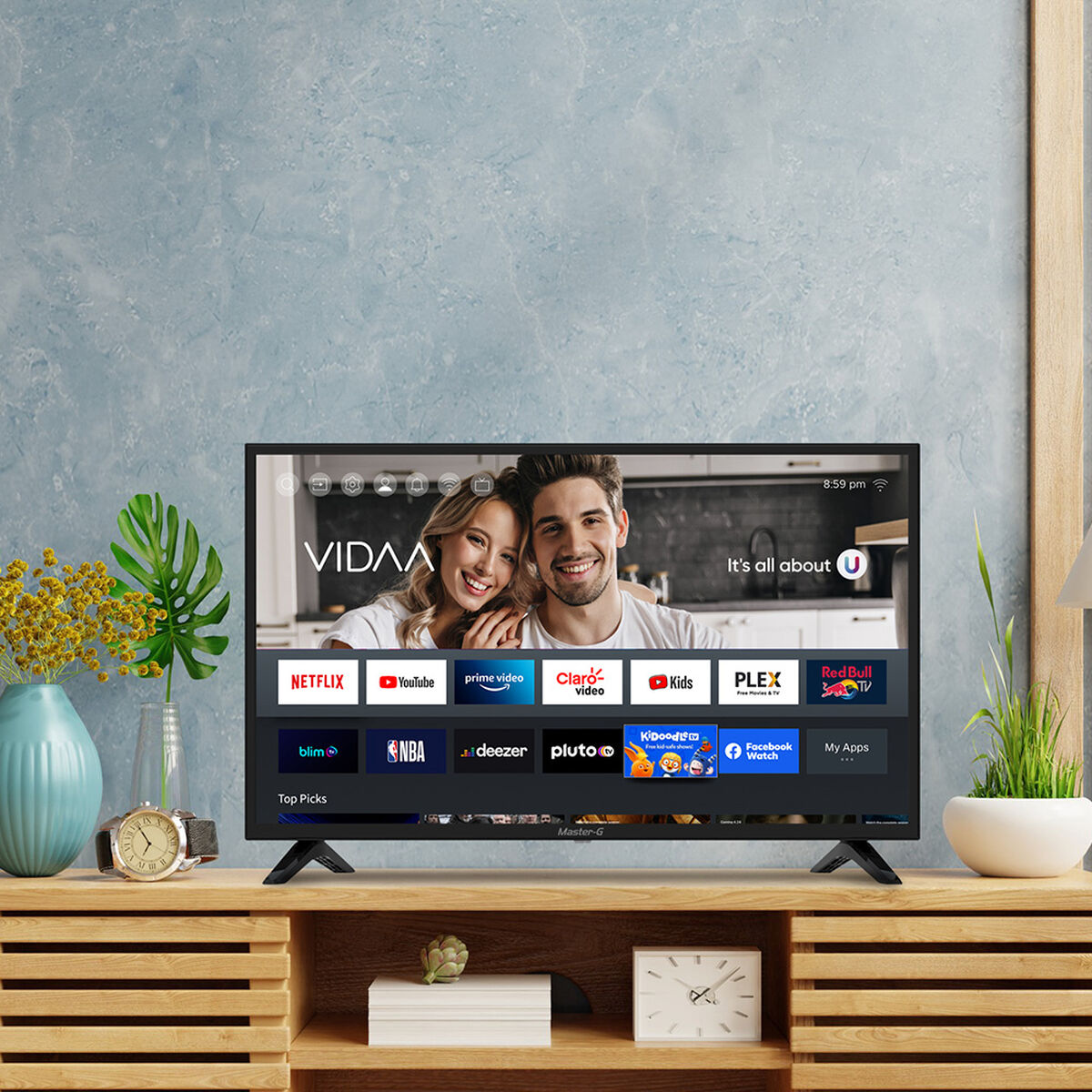 LED 32” Master-G MGV32 Smart TV HD