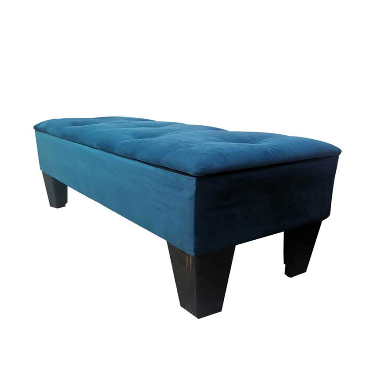 Banqueta Baúl Derecho Muebles HVM Ban Azul Marino