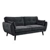 Sofá Home Mobili Dallas 3 Cuerpos Gris Acero