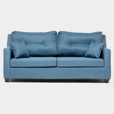 Imagen 2 del producto Juego de Living Almore Noruega Sofá 3 Cuerpos + Dos Sillones 1 Cuerpo Azul