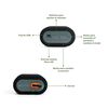 Kit Smartwatch Lhotse Vibe 05 Cream + Parlante Negro
