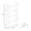 Biblioteca TuHome Cubik 1 Wengue/Duna