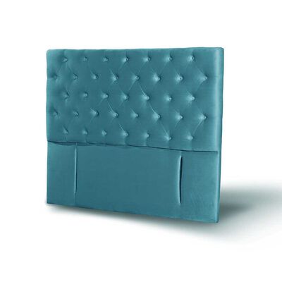 Imagen 2 del producto Respaldo Latam Home King Florencia Tela Velvet Turquesa