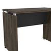 Escritorio Recto TuHome Home Office Negro Soft Coñac