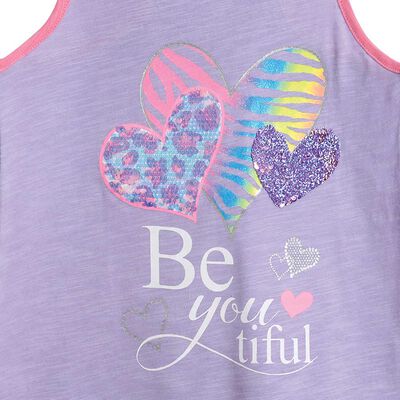 Imagen 2 del producto Polera de Algodón Sin Mangas Niña Exception Lila, Lila 