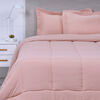 Plumón Microfibra Liso 2 Plazas Rosa